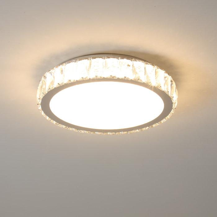 Mercer41 Pairlee Acrylic LED Flush Mount Wayfair